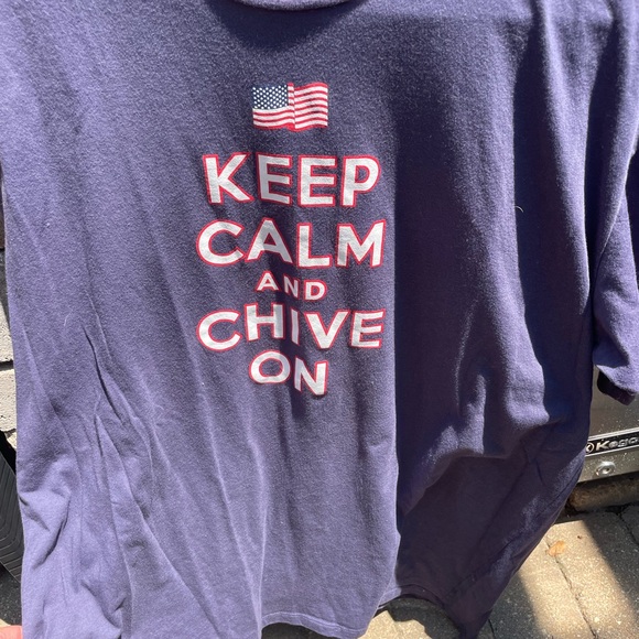 COPY - Men's Chive flag t-shirt. Size XL - Picture 3 of 3